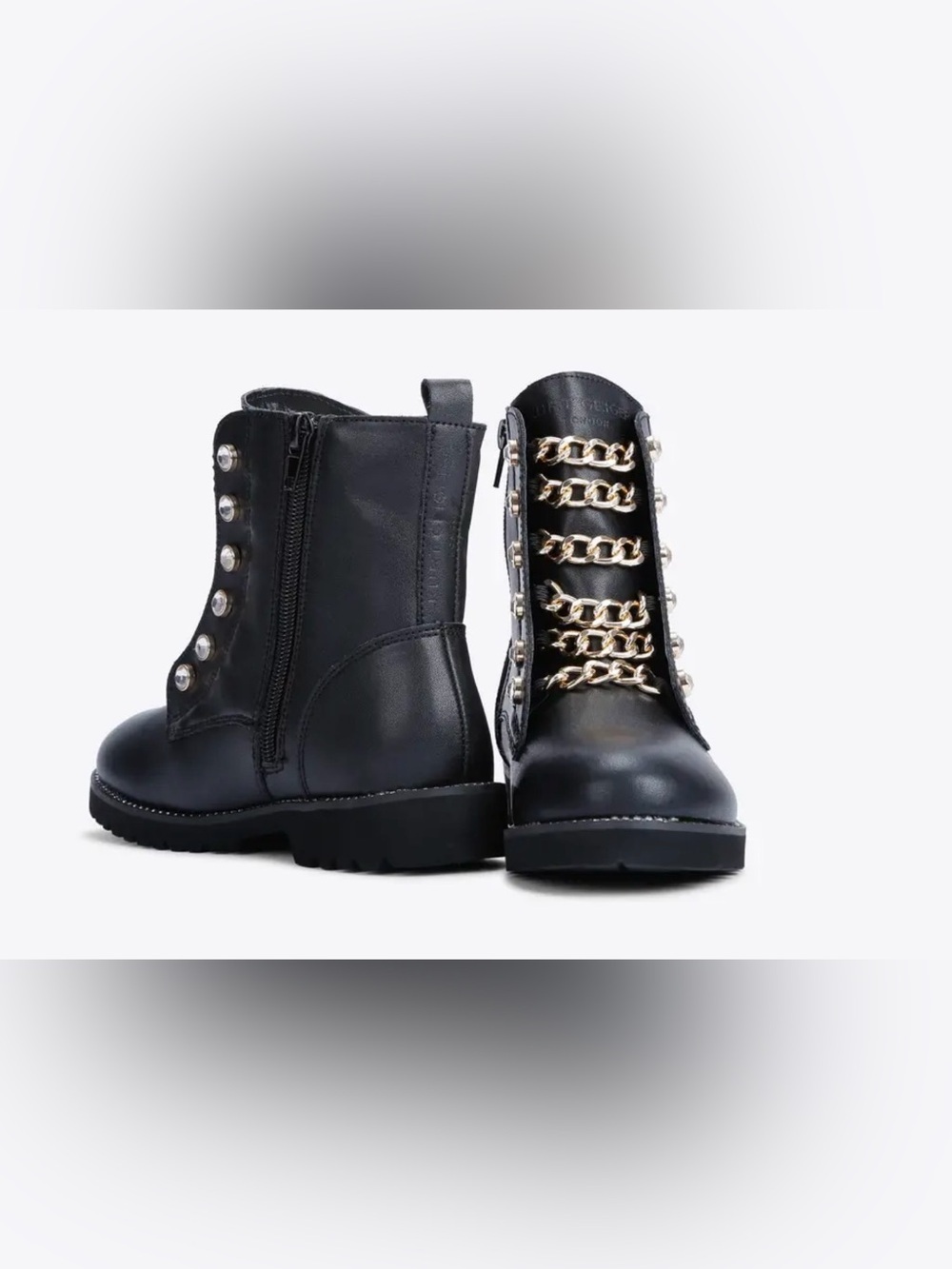 NWOT Kurt Geiger Kids Bax Leather Boots